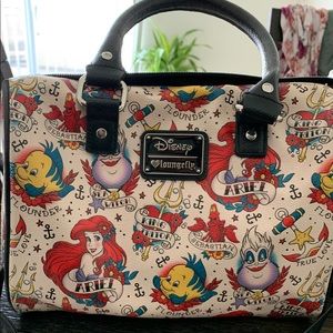 Loungefly Little Mermaid bag and wallet set